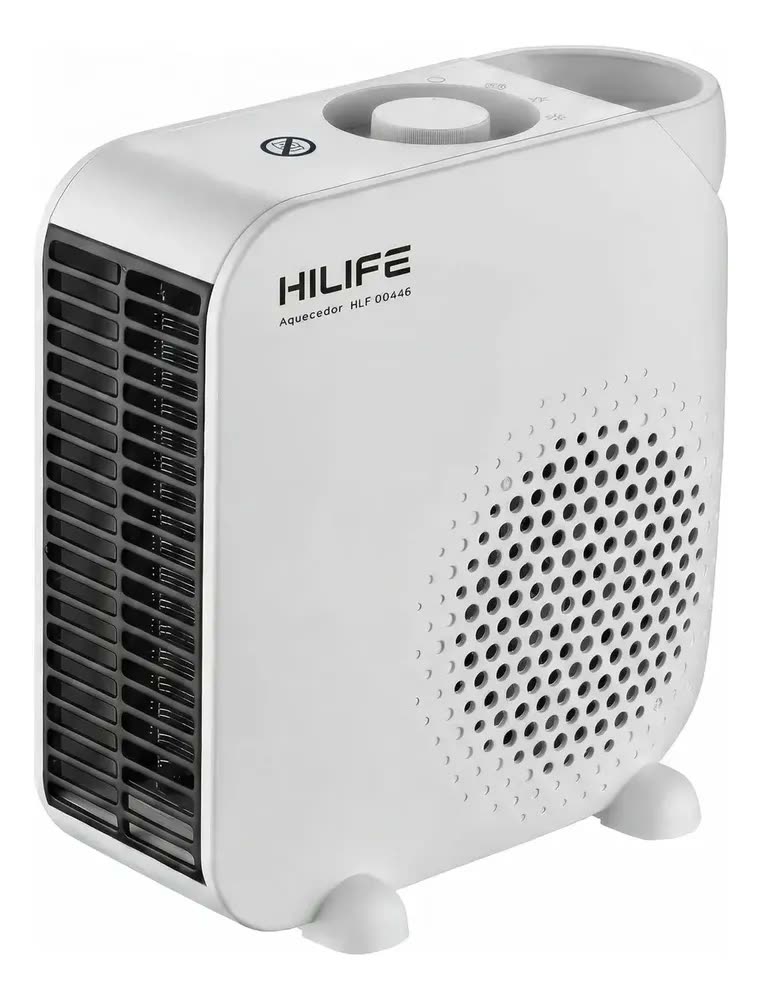 foto de Aquecedor De Ar Elétrico Portátil Hilife Branco 1500w/2000w Branco