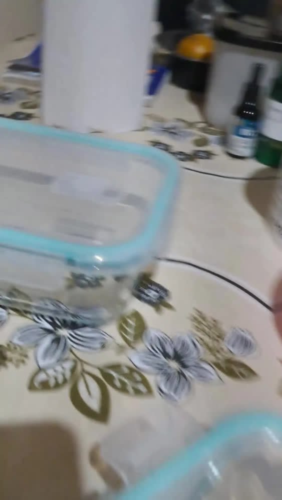 foto de Kit 3 Potes de Vidro com Tampa Hermética com Válvula de Respiração