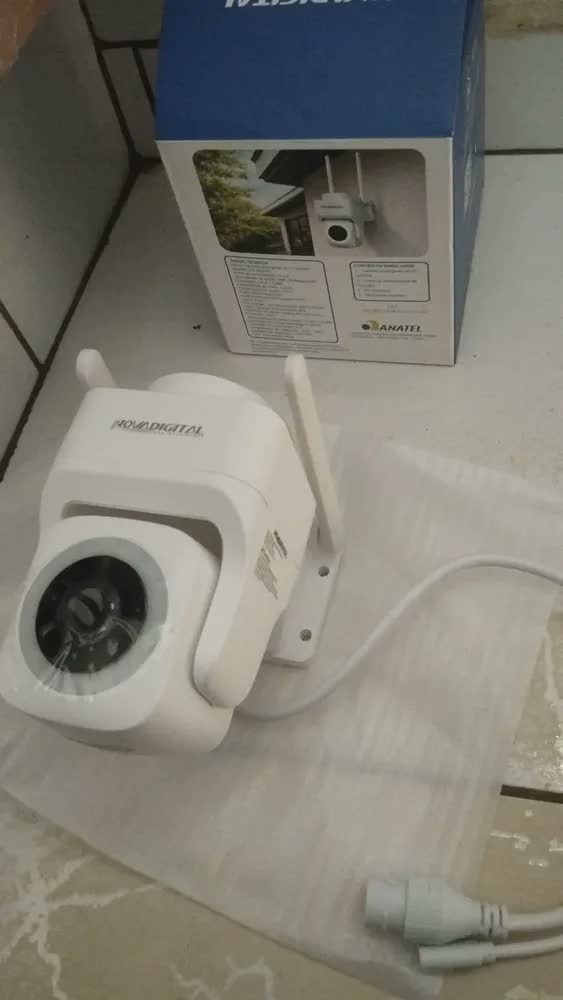 foto de Câmera de Segurança Dome NovaDigital CS-VIZION 3MP Wi-Fi com PTZ e Visão Noturna