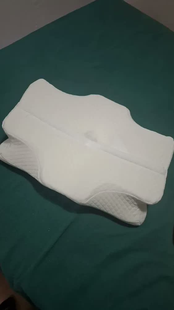 foto de Travesseiro Cervical Ortopédico Magnétic Carvão Ativado Ergonomia Anti Apneia Ronco Alivio Dores