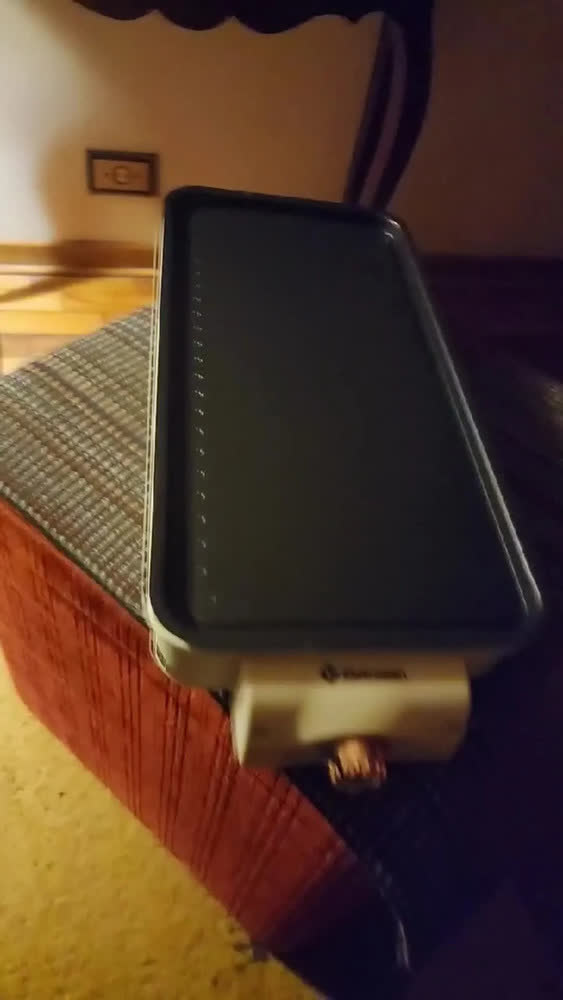 foto de Churrasqueira Eletrica Para Bancada com pe Grill ELT-5720 Sem fumaça Para Apartamento Eletrozon Bege