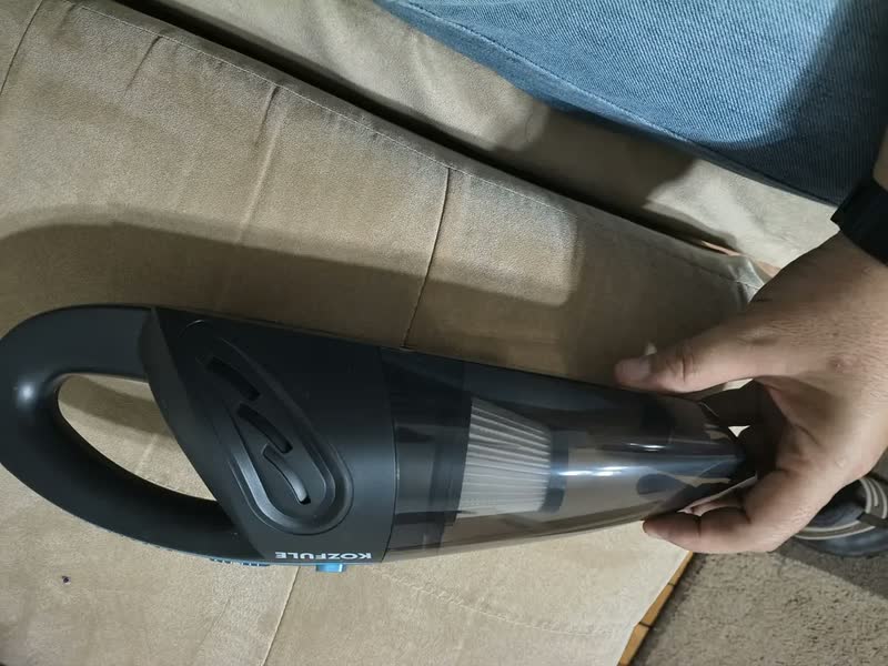 foto de Aspirador de Pó Portátil Sem Fio, Motor Potente 240W, 60000RPM e Sucção 12000Pa, Bateria Recarregável 6000mAh, Aspirador de Mão com 3 Bicos, 3 Filtros Laváveis, 25min Autonomia para Carro Casa Escritó