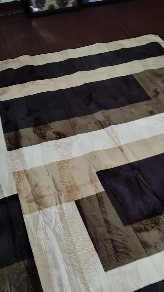 foto de Tapete 200x140 Para Sala E Quarto Aveludado 2 M 1.4 M Bordo Circulos