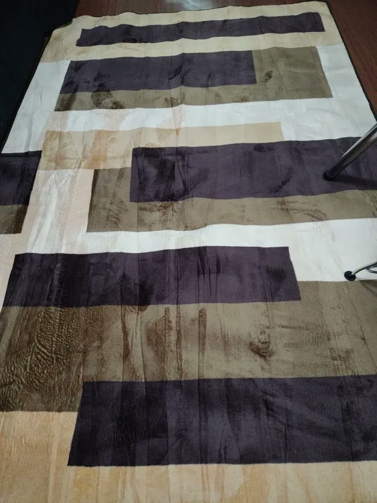 foto de Tapete 200x140 Para Sala E Quarto Aveludado 2 M 1.4 M Bordo Circulos