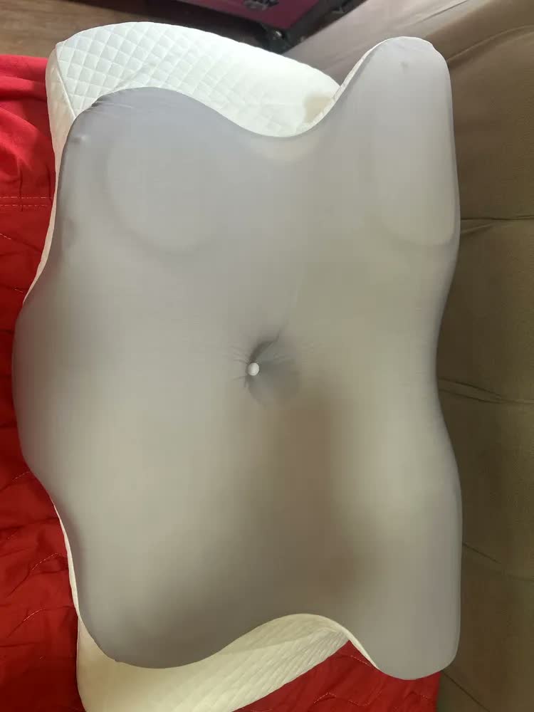 foto de Travesseiro Cervical Relax Ergonômico de Espuma Viscoelástica com Memória para Dor no Pescoço e Coluna