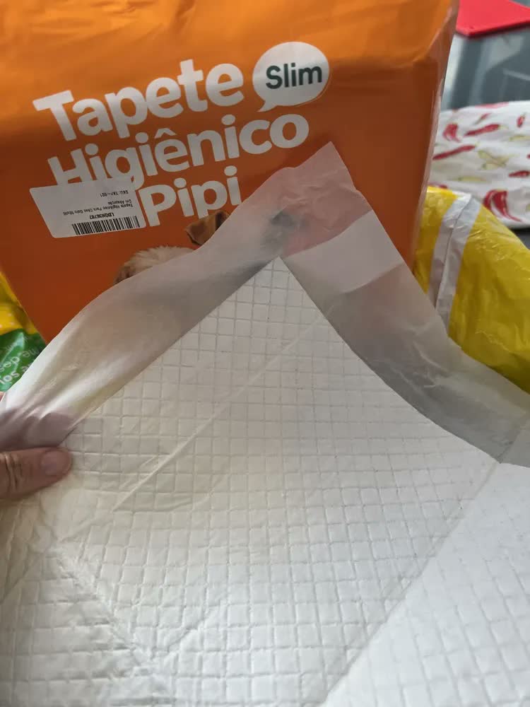 foto de Tapete Higiênico para Cães Gatos Pets Manta Absorvente 50 Unidades 50x60 cm Absorção Rápida PawSoft Premium