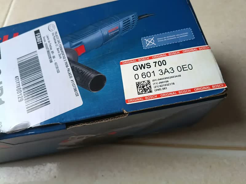 foto de Bosch Professional GWS 700 c/ 3 Discos Corrente elétrica - Azul-turquesa