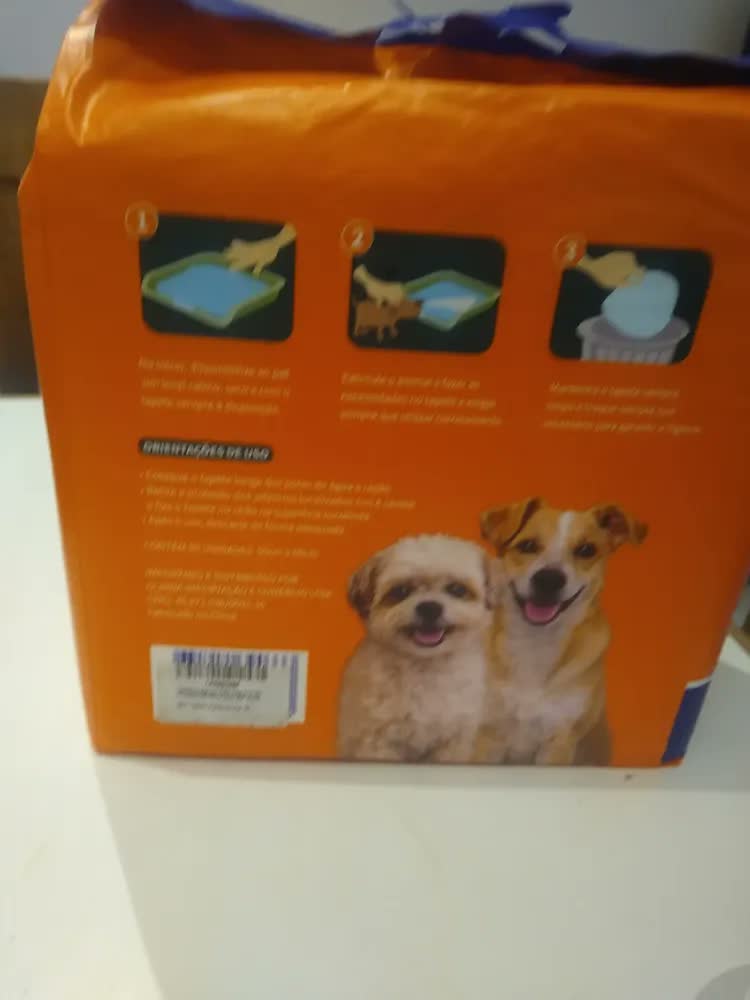 foto de Tapete Higiênico para Cães Slim com 50 Unidades, 50x60 cm, Gel Super Absorvente e Anti Odor