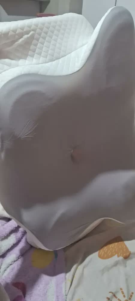 foto de Travesseiro Cervical Jinqsing De Espuma Viscoelástica Com Capa Removível Para Alívio Da Dor