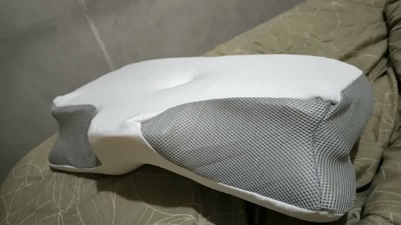 foto de Travesseiro Cervical Ergonômico de Espuma Memória com Capa Respirável