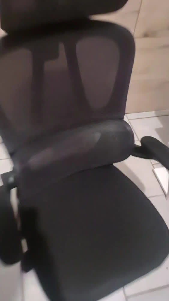 foto de Cadeira Ergonômica Mesh Preta Para Escritório