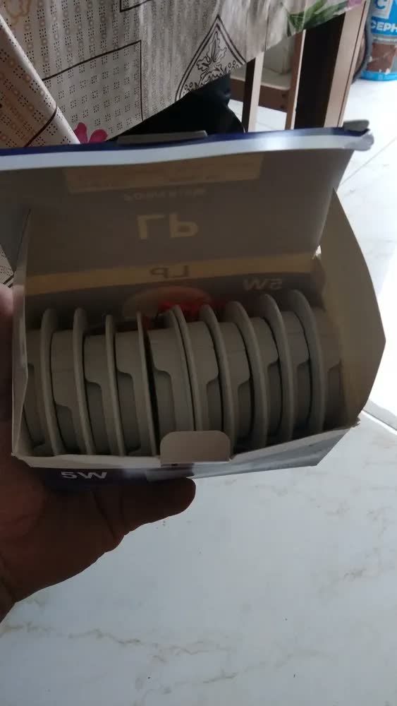 foto de Kit 10x Spot Led Redondo Luminária Embutir 5w Teto Gesso Cor Branco-Frio 6500K Estrutura Branco Marca Youl