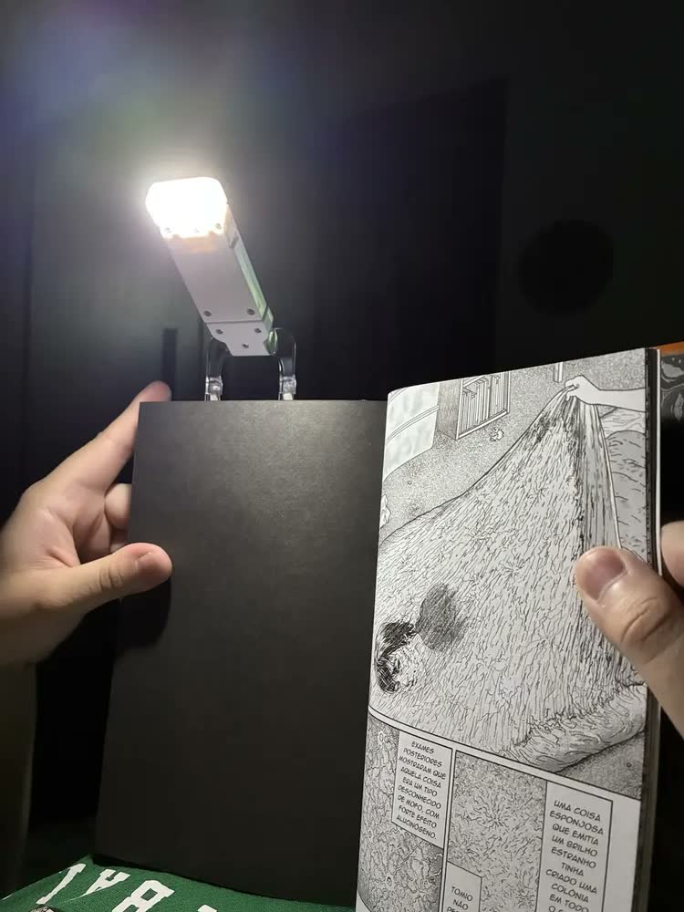 foto de Luminária LED para Leitura USB Recarregável Portátil com Clipe – ALVOO HOME TEXTIL