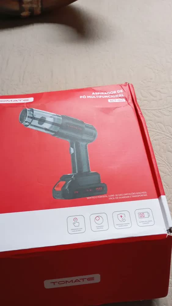 foto de Mini Aspirador De Pó Portátil Mini Soprador 4 em 1 Usb 1 Refil Carro Casa
