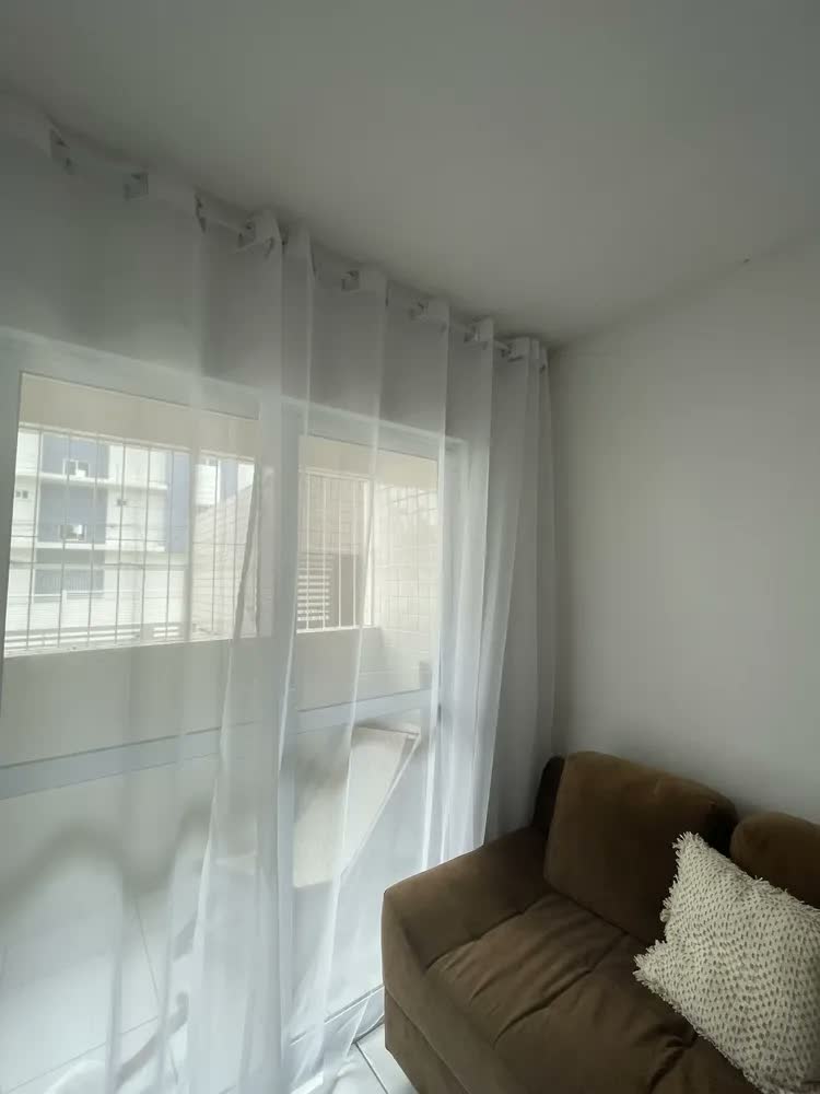foto de Cortina De Voil Voal 5.00x2.80 Para Varão Sala E Quarto