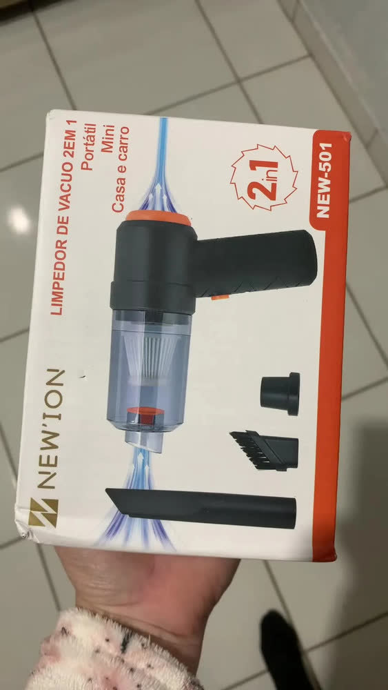 foto de Aspirador Portátil VOXLY 2 em 1 sem Fio para Carro e Casa, 120W