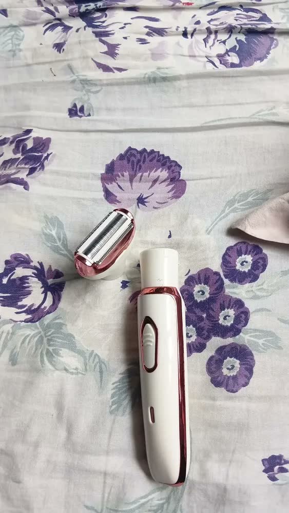 foto de Depilador Elétrico 4 Em 1 Feminino Masculino Indolor Recarregável USB Aparador Íntimo Corporal Facial Removedor de Pelos Nariz Orelha Sobrancelha Barba Portátil Multifuncional Sem Dor Para Corpo E Ros