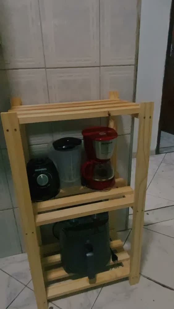 foto de Estante Sapateira Prateleira Organizadora Pinus 50x90