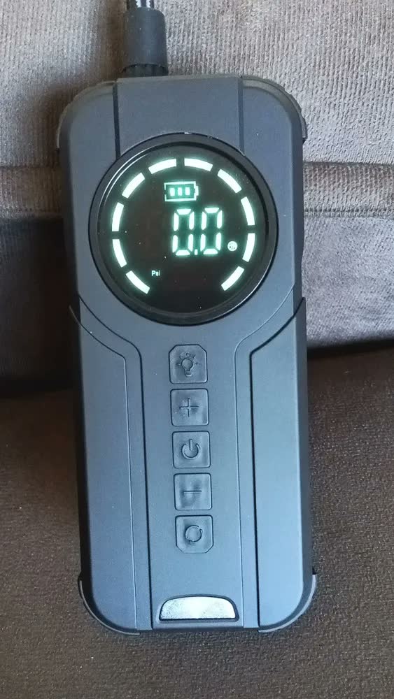foto de Auxiliar de Partida Compressor Portatil Carregador Bateria 12V Emergência Veicular Multigoods Carro Moto