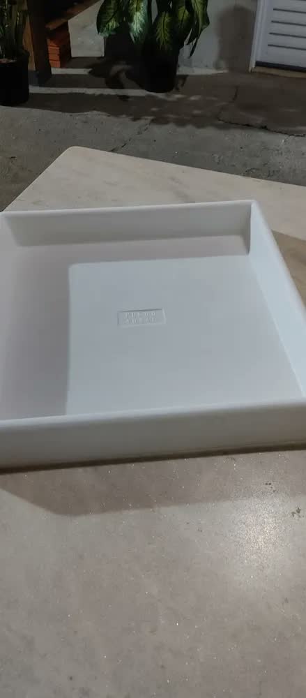 foto de 1 Prato Base P/ Vaso Grande Polietileno Plastico Q 40x40