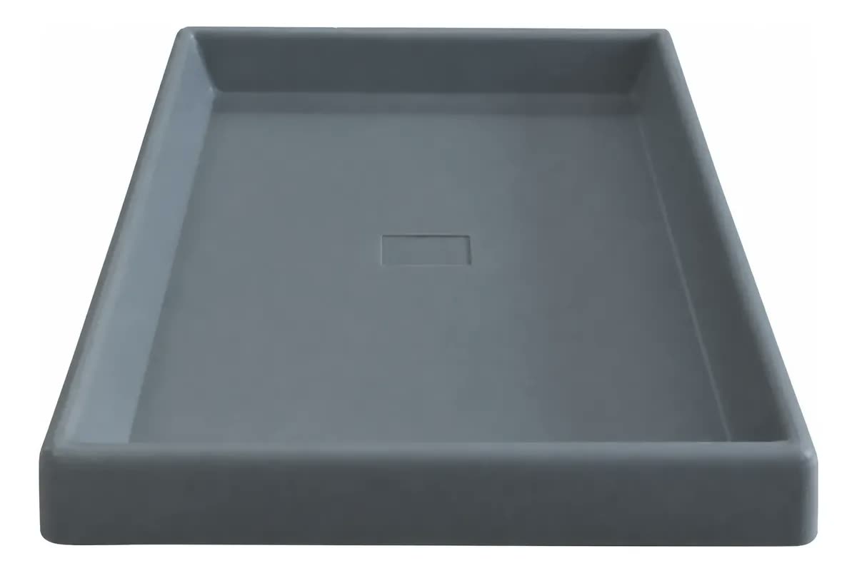 1 Prato Base P/ Vaso Grande Polietileno Plastico Q 40x40